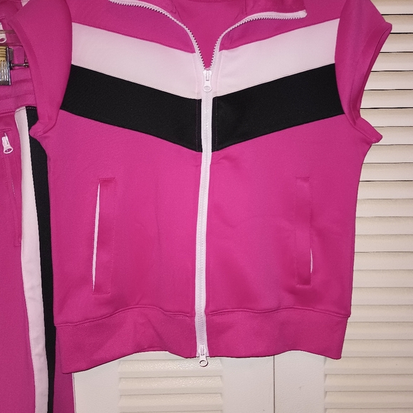 3pc Small Pink THE SET Mix-n-Match (Pants,Vest, Shorts) - Picture 3 of 11
